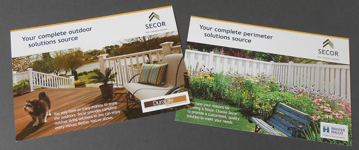 Secor Direct Mail Cards Secor Direct Mail Cards