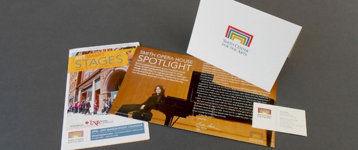 Smith Center for the Arts programs, thank you note and business card Smith Center for the Arts - ArtSmart Program - Thank You Note