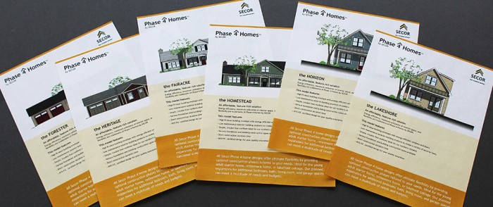 Secor Phase 4 Homes Series of Sales Literature secor-phase-4-homes-series