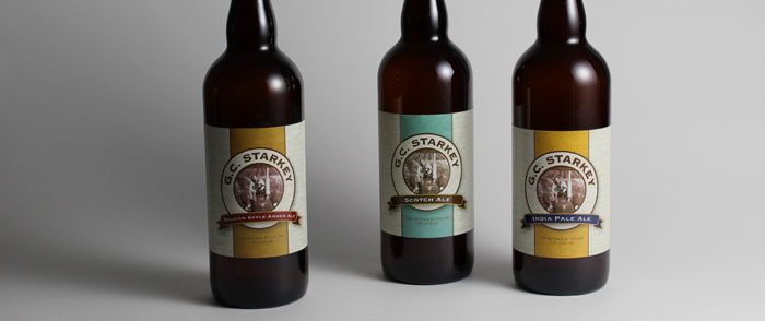 C.G. Starkey Beer Labels C.G. Starkey Premium Beer Labels