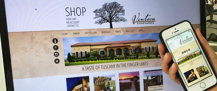 Ventosa Vineyards Website