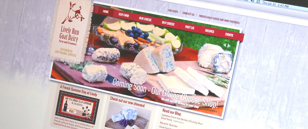 Lively run goat dairy website photo1