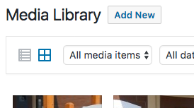 Use the Media Library "Add New" Button to Publish a PDF