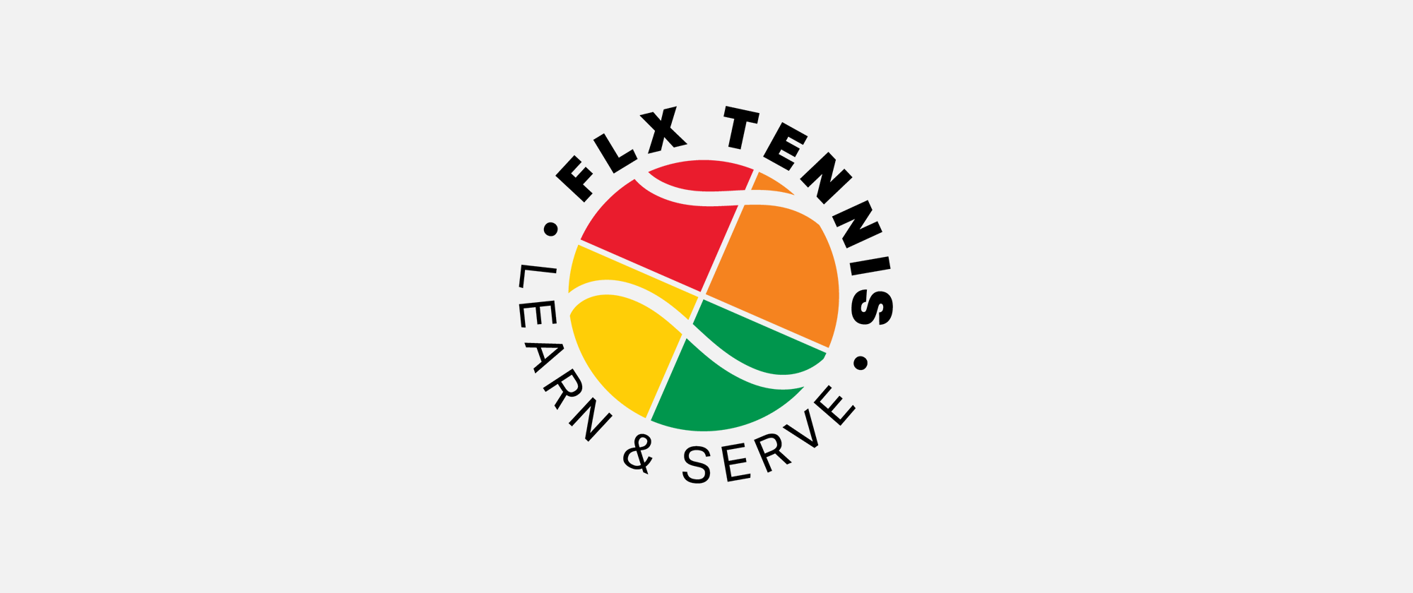 Flx Tennis Logo Grey Background